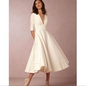 Custom made replica of this dress. Ivory Satin